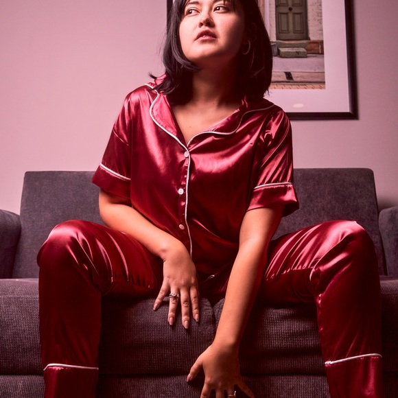 Satin pajamas - Picture 2 of 5